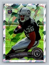 2011 Topps Chrome Taiwan Jones #61 Crystal Atomic Refractor #038/139 Rookie Card. rookie card picture
