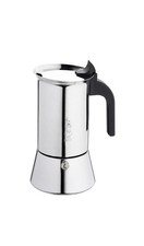 Bialetti Caffettiera Moka Venus 6 Tazze In Acciaio Inox Adatta Anche Induzione