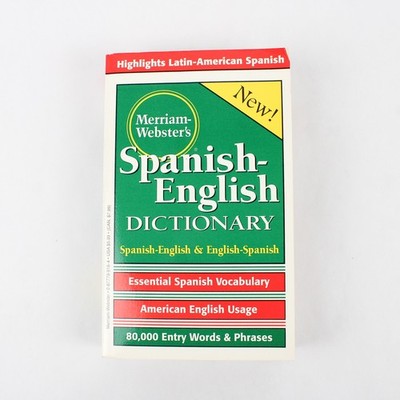 Neu Merriam-Webster's Spanisch-Englisch Dictionary 1998 Taschenbuch