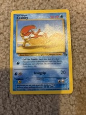 Pokémon TCG Krabby 51/62 Fossil