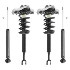 Front Complete Strut Assemblies & Rear Shocks for 2002-2005 Audi A4 Quattro