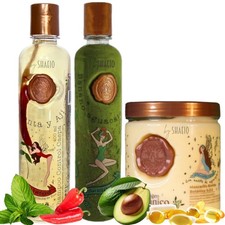 RITUAL BOTANICO Kit 3 Crecimiento Acelerado y Ultra Reparador S.O.S Shampoo d...