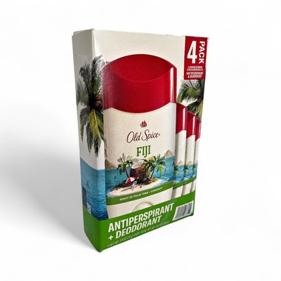 Old Spice Antiperspirant + Deodorant 24Hour Palm Tree Coconut Scent 2.6oz 4-Pack