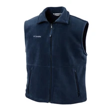 Men's Columbia Full Zip Cathedral Peak Vest-Navy-Size Small NWT New 