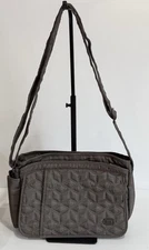 Lug Wings Crossbody Bag Brown Insulated Pocket Organizer Purse Bottle Holder