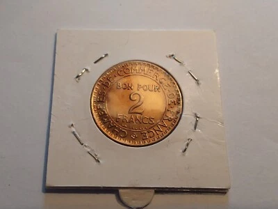 2 Francs Chambre De Commerce 1920 SUP. - Photo 1/2