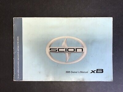 2005 Scion XB Owners Manual Handbook. Original Owners Manual. 05 Scion