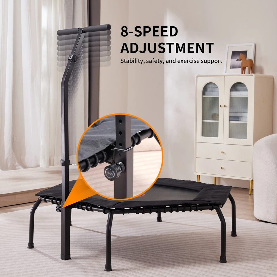 Leikefitness Profesional Gimnasio Entrenamiento 50" Fitness Trampolín Entrenador Cardio Exer Foto 4 de 4