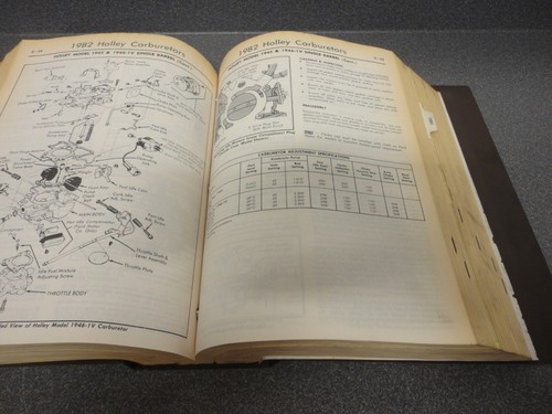 Mitchell Service & Repair Manual Binder Engine Performance 1981-83 Domestic Cars - Picture 8 of 12