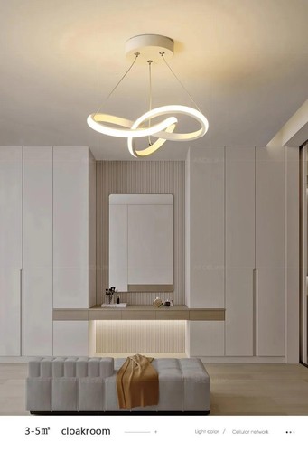 Lámpara Tira LED Pasillo Interior Colgante Metal Multicolor Moderno Ac 110-220 V - Imagen 7 de 30