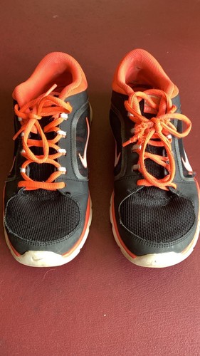 Nike Free 5.0 Women's Running Shoe Size 8 Black Orange 643083-002 Used - Picture 4 of 10