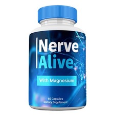 Nerve Alive Capsules with Magnesium, Max Strength, For Men and Women 1 Pack 