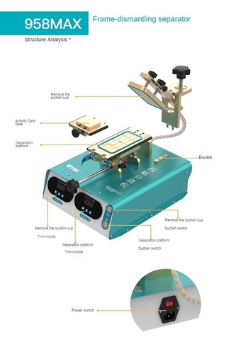 958max Frame Separator for Cell Phone Screen Disassembly Frame Separation - 第 6/8 張圖片