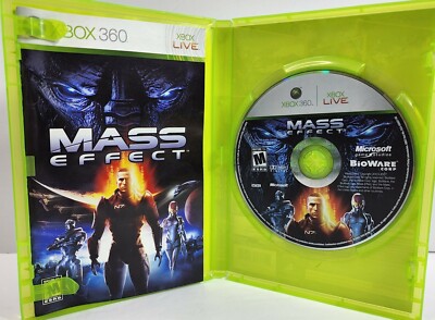 Mass Effect (Microsoft Xbox 360, 2007) - Manual Included 