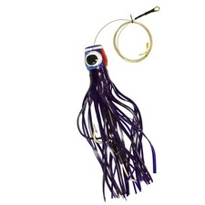 13 in. Purple Saltwater Cable Rigged Lure - "Wahoo Widow Maker"