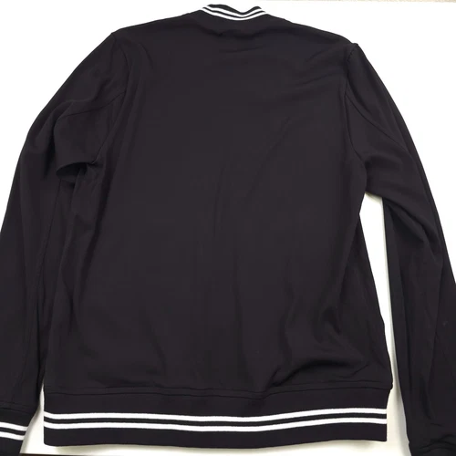 $438 Monfrere Maverick Black & White Bomber Jacket Mens Size Medium image 4