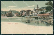 Genova Rapallo Piccolo Porto Riviera di Levante cartolina RB8699