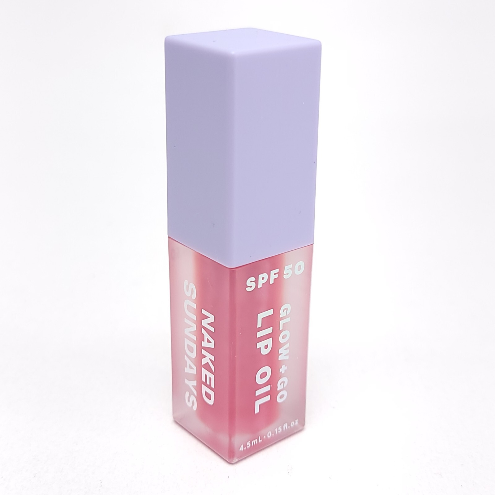 NAKED SUNDAYS SPF50 Glow Lip Oil 4.5ml Hydrating Tinted Shine NWOB A2100A