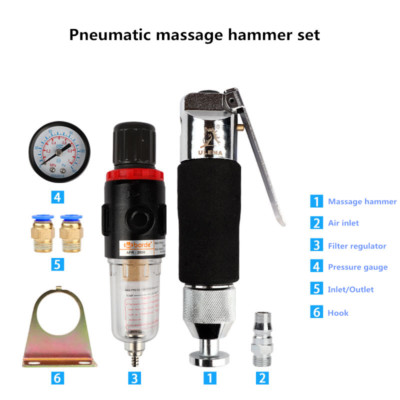 Straight Pneumatic Massage Hammer Auto Repair Tire Repair Shoes Pneumatic Tools