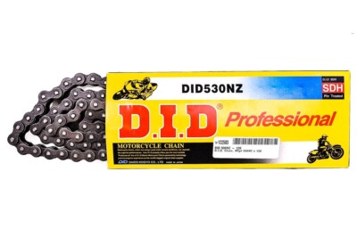 DID Super Non O-Ring 530 NZ Chain 110 Links Natural for Street Motorcycle