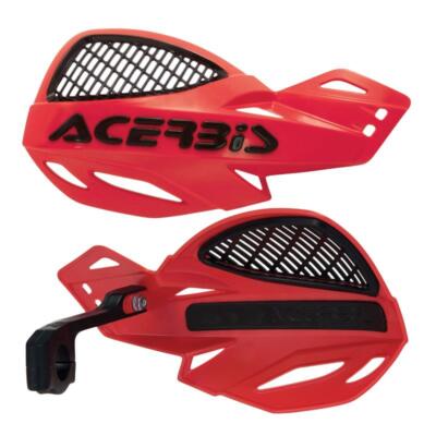 Acerbis Uniko Handguards Paar Kit Für Beta XTRAINER 300 2013-2024 Rot Schwarz