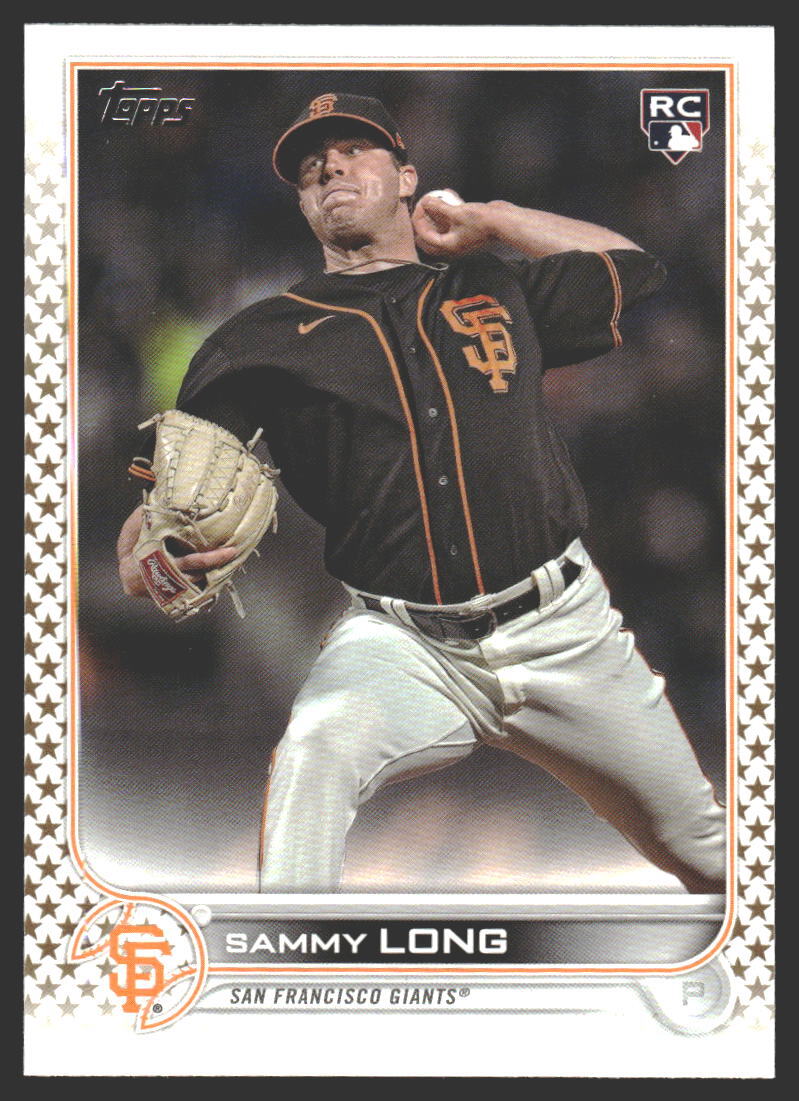 Sammy Long #308 2022 Topps Gold Star San Francisco GiantsRC Rookie