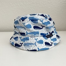 JoJo Maman B b  Blue Whale UPF 50 Bucket Sun Hat Boys Size 1-2 years