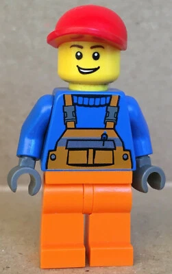 LEGO®-Minifigur Town City Worker aus Set 8404 Public Transport - cty0188 cty188 - Bild 1 von 2