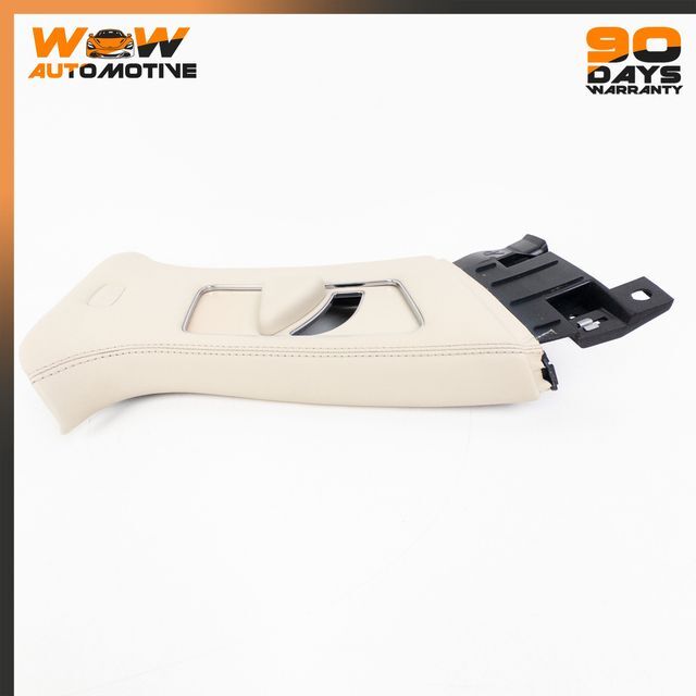 06-13 BENTLEY CONTINENTAL FLYING SPUR RIGHT UPPER B PILLAR COVER TRIM BEIGE OEM