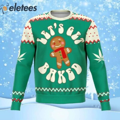 トップス BABYL Ugly Christmas Sweater Let's Get Baked Ugly Christmas Sweater 774ZF9PS | eBay