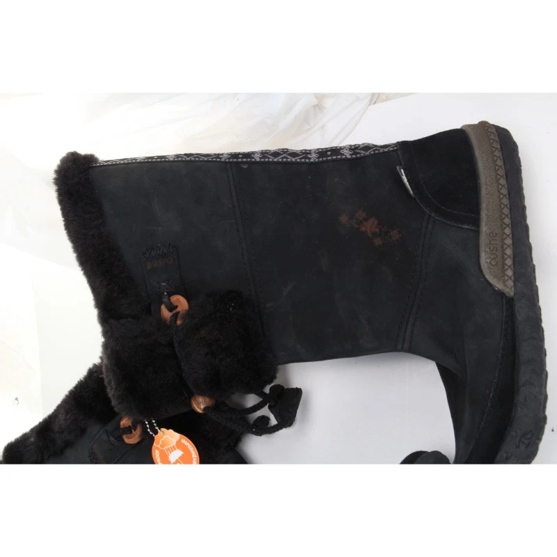 NWT cushe cabin fever winter boots faux fur womens shoes leather waterproof 7 - Image 4 of 4