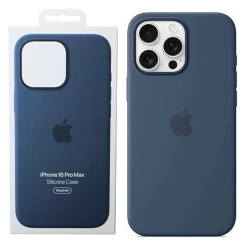 Genuine Apple Silicone Case with MagSafe for iPhone 16 Pro Max