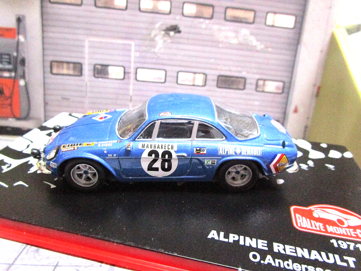 RENAULT ALPINE A110 RALLYE DES CEVENNES 1972 THERIER PROVENCE MOULAGE 1:43 imper