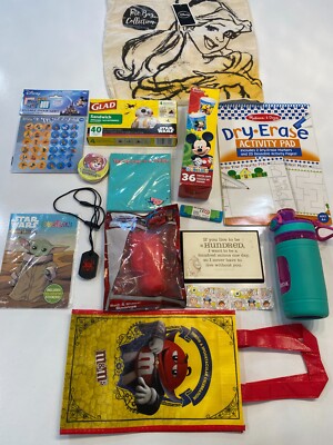 Random Kids Mixed Bundle Lot ALL NEW tote bags, star wars sandwich bags, mickey