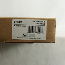 Delta 2782PC 24" Towel Shelf w/ Exposed Bars in Polished Chrome