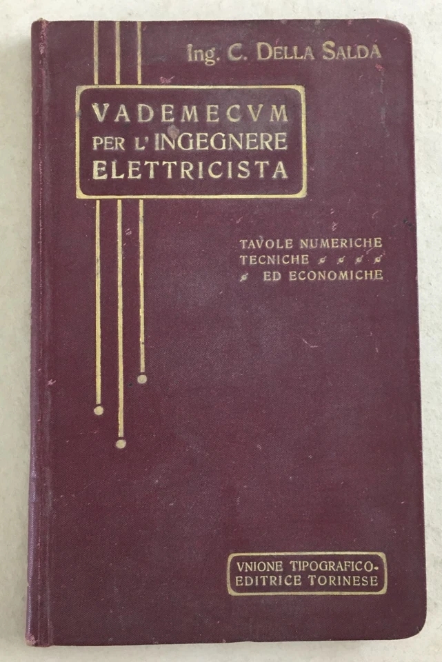 TECNICA_ELETTRICITA'_MANUALE_INGEGNERE ELETTRICISTA_DELLA SALDA_PUBBLICITARIA - Immagine 2 di 4
