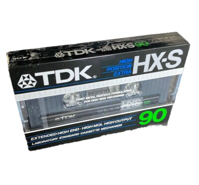 TDK High Position Extra HX-S 90 Extended High End Cassette Tape NEW SEALED