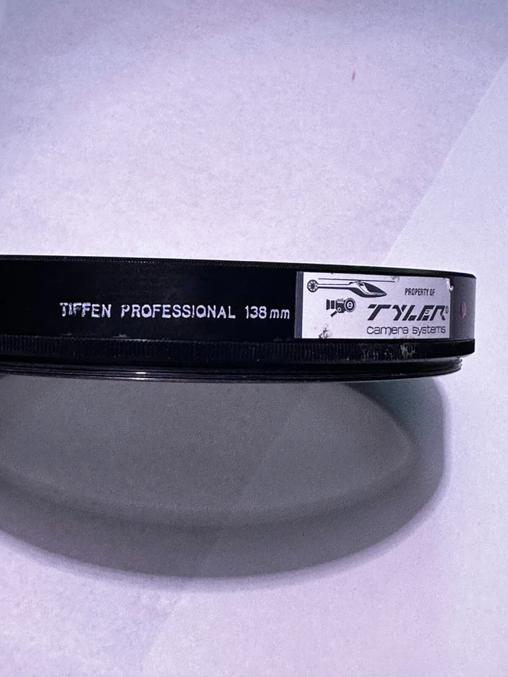 138mm Tiffen Rota Pola Polarizer (threaded) with Retaining Ring -SMALL SCRATCH - Image 2 of 4