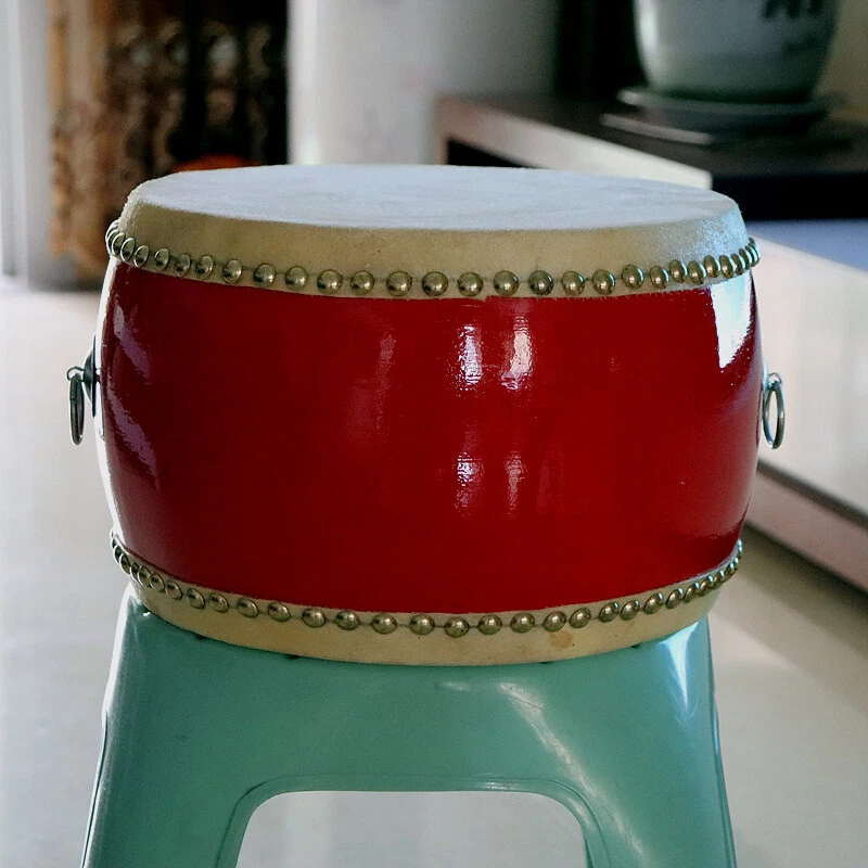 Buddhism Prayer FaQi Diam 26cm Mini Chinese drum Cowskin TangGu