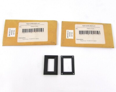Lot of (2) Murata DMS-BZL4-C Bezel w/ EPDM Gasket for DMS-20 Assembly