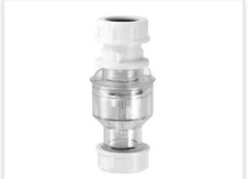 McAlpine TUN5-CL 19/23mm Non-return Valve Plumbing (x2) 