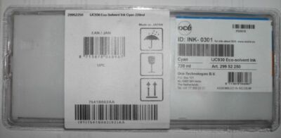 OCE Ink-0301 cyan IJC930 Eco solvent Ink 29952250  7541B002AA ohne OVP 