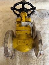 NEWAY 1"150# RF FLANGED GLOBE VALVE YELLOW