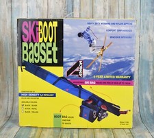 Athalon Boot  Ski Bag 2 Piece Set Black/Silver H20 Repellent New