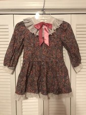sweet occassions vintage dress girls size 6 Cp44