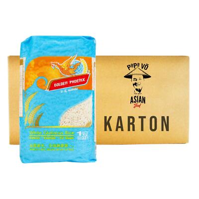 Golden Phoenix Thailändischer Klebreis Khao Niaow Gao Nep Sticky Rice 12x1kg