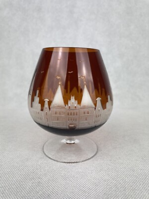 Carl Rotter Glas | Cognac Schwenker | Lübeck | Holstentor | Bernsteinfarbe |