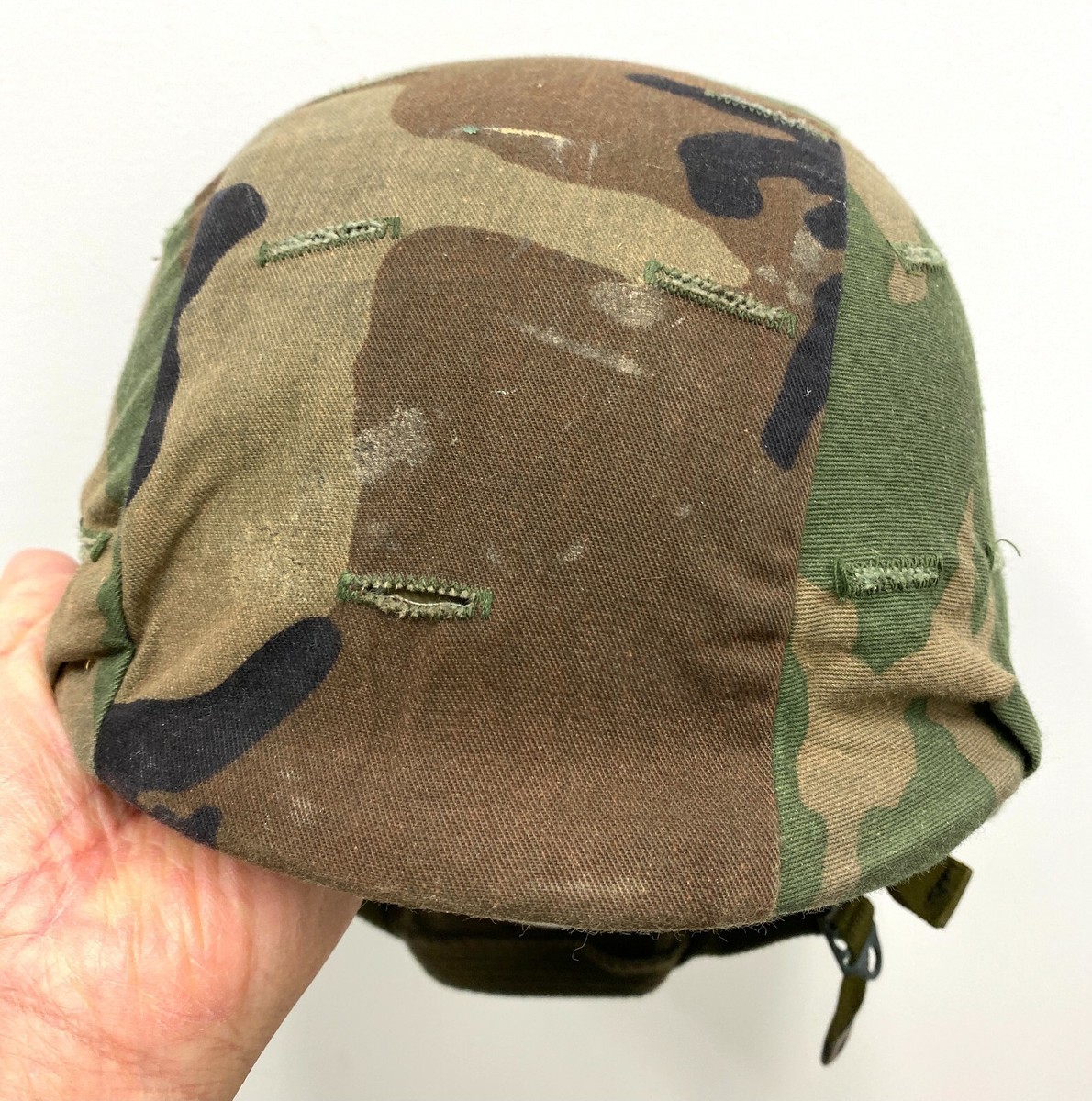 US ARMY ISSUE PASGT HELMET WITH WOODLAND CAMO COVER - SMALL | eBay