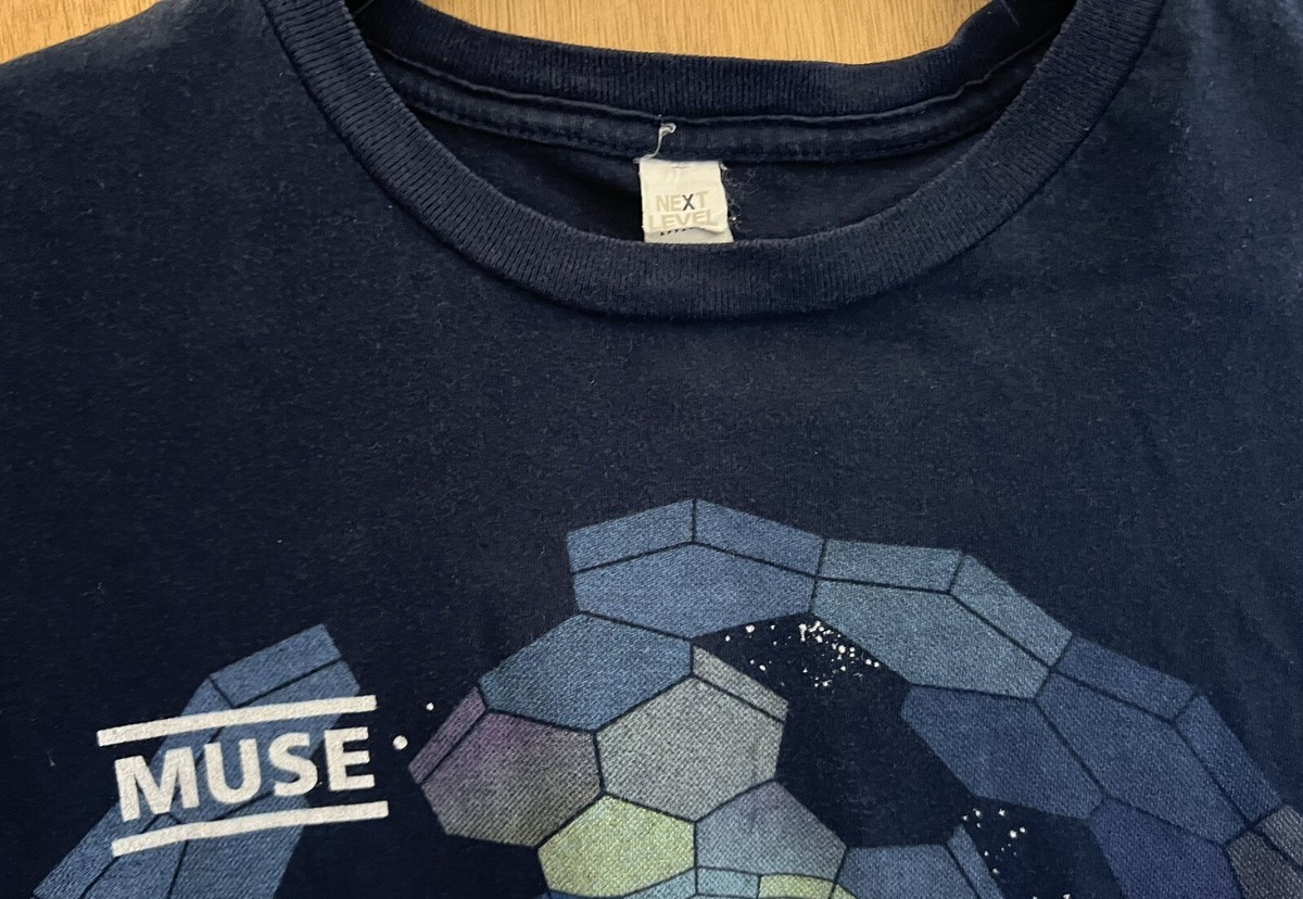 MUSE 'The Resistance Tour' 2010 Tour Shirt With Tour Dates Vintage