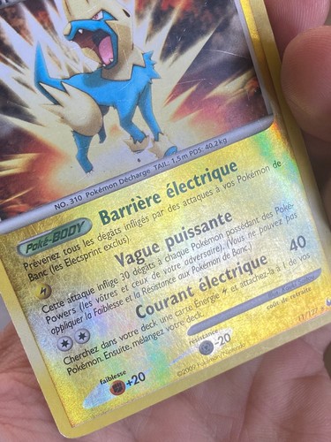 CARTE POKEMON ELECSPRINT 11/127 FR HOLO REVERSE PLATINE - TBE - Imagen 2 de 7
